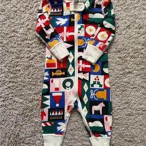 Hanna Andersson Multicolor Graphic Kids Footie